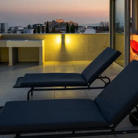 Ferienwohnung Kolonaki Square Parthenon Τerrace Athen Exterior foto