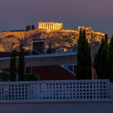 Ferienwohnung Kolonaki Square Parthenon Τerrace Athen Exterior foto